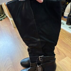 Style & Co. Black Over the Knee Boots